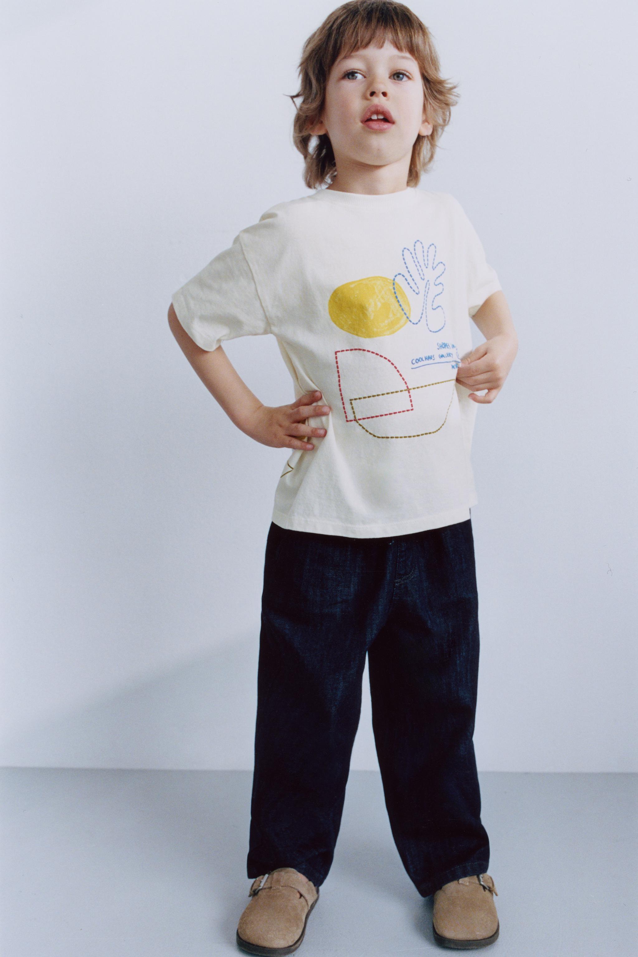 TEE-SHIRT À IMPRIMÉ FORMES GÉOMÉTRIQUES